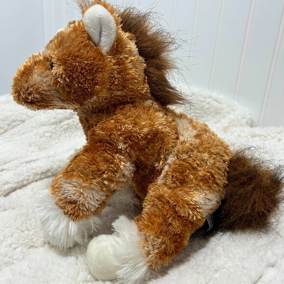 Aurora World Horse Plush | Chestnut Pony Stuffed Animal | 12” | Farm Animal - Picture 3 of 7